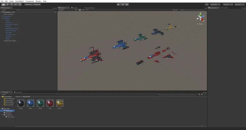 Modular Spaceship 1: StarSparrow