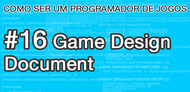 Como ser um programador de jogos: Game Design Document